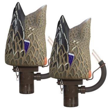 Imagem de Higdon Outdoors Pulsator Pro Mallard Drake Hen Combo Pk | Bolsa de chamariz com 2 compartimentos | Chamariz Motion Duck para caça de aves aquáticas | Compatível com sal fresco e água salobra |