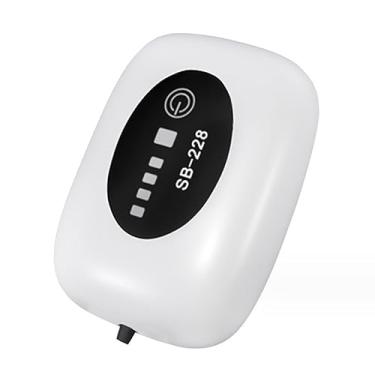 Imagem de Bomba de ar de aquário recarregável por USB, bomba de oxigênio, borbulhador de tanque de peixes, bateria de lítio de 2600 mAh, operação silenciosa, design durável e portátil, inicialização automática,