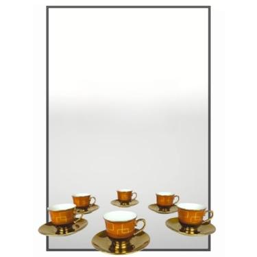 Imagem de Xícara de Café em Cerâmica 90ml Design Elegante para Espresso Uso Diário(Cor7)