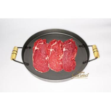 Imagem de Tacho Disco Tipo Arado 40cm Aço Carbono Com Borda 4cm Para Fogões Foga