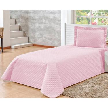 Imagem de Cobre Leito Solteiro Colcha Elegance 2 Peças Matelado - Girassol Enxov