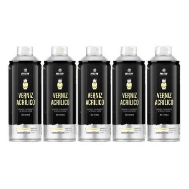 Imagem de 5 Spray Pro Verniz Acrilico Ceramica Natural Montana 400ml, Acetinado