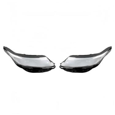 Imagem de Compatível com Land Rover/Range Rover Velar 2017 2018 2019 2020 Transparente Abajur Lente Farol Capa Frente Farol Shell Lâmpada Sombra Vidro(2PCS left and right)