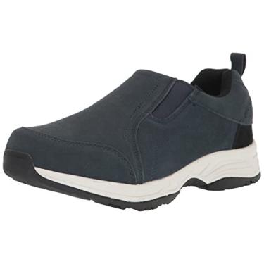 Imagem de Propet Tênis masculino casual sem cadarço casual - cinza, Azul marino, 9.5