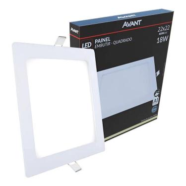 Imagem de Painel Led Quadrado 18W Neutro Avant Bivolt 22Cm - Iluminaçã
