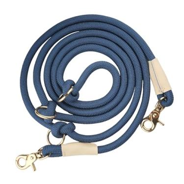 Imagem de Coleira multifuncional de nylon de 2,6 m, com as mãos livres, para corrida, cães pequenos, médios e grandes, coleira de cintura para passear com o cachorro, guia transversal ajustável sobre o ombro