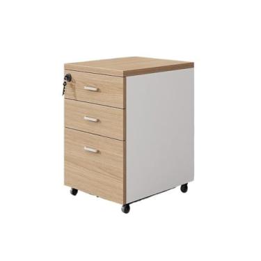 Imagem de KEG801302 Gaveta Acessórios para móveis de escritório Gabinete de informações Armário de arquivo de escritório Organizador de atividades Computador Acessórios de mesa Escritório (Natural)