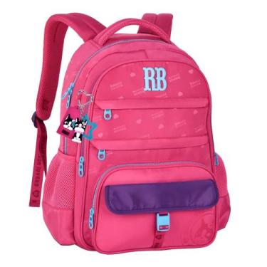 Imagem de Mochila Escolar Feminina Rebecca bonbon Costa Menina Juvenil Cor:Rosa,