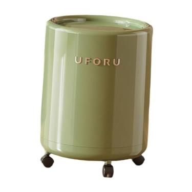 Imagem de Generic Lixeira com Rodas, Lixeira Multifuncional, Cesto de Lixo Criativo para Cômoda, Cozinha, Quarto, Escritório e Banheiro, Verde