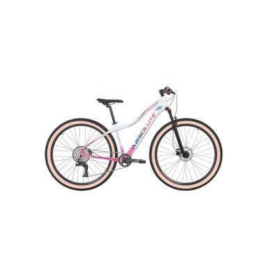 Imagem de Bicicleta Aro 29 Absolute Hera Quadro em Alumínio 12V Transmissão 1x12 Cubos K7 Pedivela Single 11x50D Freio Hidráulico MTB,17,Branco Rosa