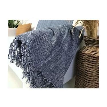 Imagem de Manta para Sofá em Suede Aveludado Liso Protetora Decorativa Vários Tamanhos (Chumbo)