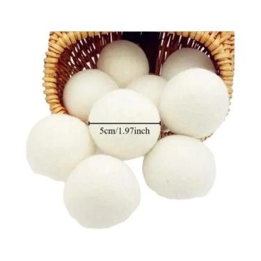 Imagem de Bolas De Secagem Para Pele Sensível Reutilizáveis Amaciante De Tecido 