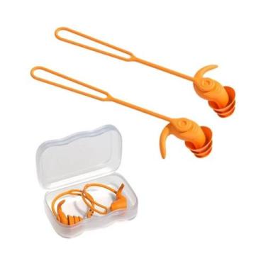 Imagem de Protetores De Ouvido De Silicone Impermeáveis Para Natação, Anti-ruído