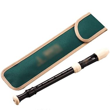 Imagem de Gravadores Soprano Britânico de 8 Furos, Gravador Alto para Aulas de Música para Estudantes, Gravadores Barrocos de Desempenho de Concerto, Instrumento de Flauta com Bolsa de Armazenamento (Cor