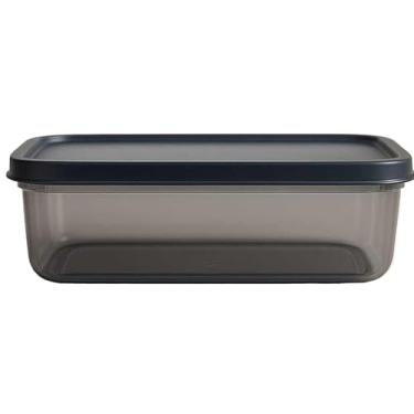 Imagem de Kit 10 Potes Retangulares 800ml Fumê com Tampa – Marmita Fitness – Livre de BPA e Reutilizável