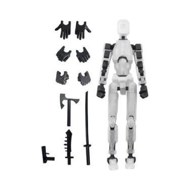 Imagem de Boneco De Ação Robô Transformável Portátil Para Crianças, Brinquedo Em