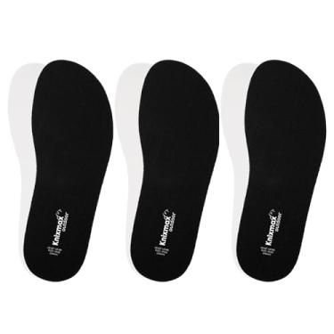 Imagem de Knixmax 3 pares de palmilhas Crocs confortáveis confortáveis para homens e mulheres de substituição larga palmilhas para sapatos Birkenstock sandálias planas para sandálias aquáticas