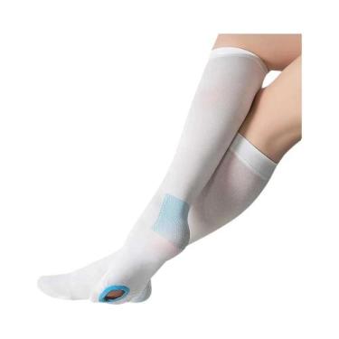 Imagem de Meias De Compressão Unissex Até a Coxa 15-21 mmHg Antiembolismo TED Co