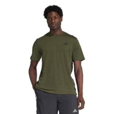 Imagem de Camiseta Adidas Train Essentials Training Feelready Três Listras Masculina-Masculino