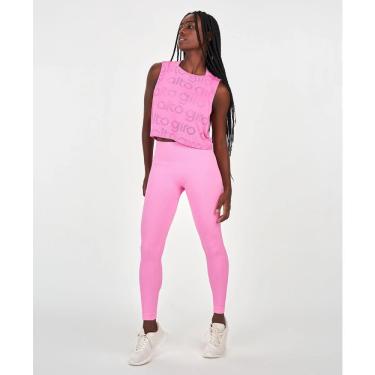 Imagem de Regata Alto Giro Feminina Cropped Mesh Esportivo Fitness