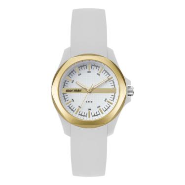 Imagem de Relógio Mormaii Feminino Ref: Mo2036jm/8b Esportivo Analógico Branco