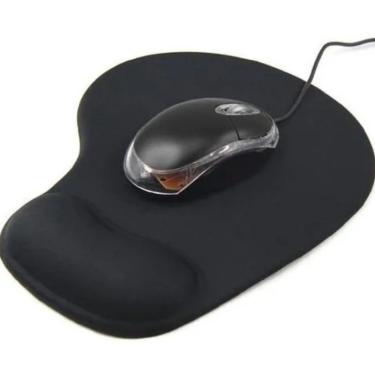 Imagem de Mouse Pad Ergonômico Apoio De Punho Pulso Confortável Tipo Gel