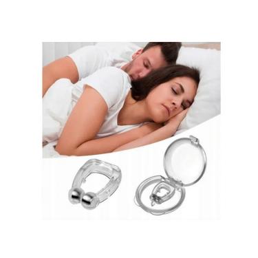 Imagem de Clipe Dilatador Nasal Magnético Anti-Ronco Respire Melhor