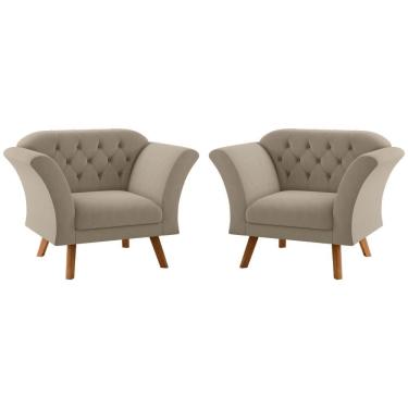 Imagem de Conjunto Poltrona Para Sala De Recepção Moreira Inca Castor