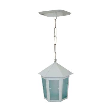 Imagem de Luminária De Teto Veneza Em Alumínio Fundido Branca 19X12Cm