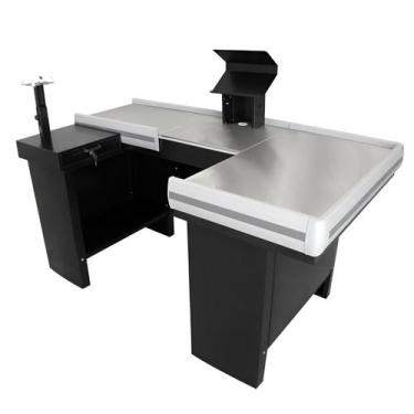 Imagem de Check Out Leve 1,55Mts Preto Bcl15 C/ Kit Automacao C/ Recorte P/ Bal 