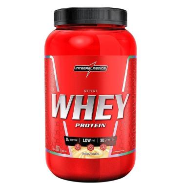 Imagem de Suplemento em Pó Nutri whey Protein Para Ganho de Peso Baunilha 900g Pote - Integralmedica-Unissex