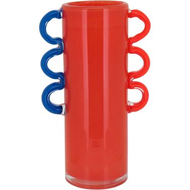 Imagem de Vaso Vidro 28x16x16cm Laranja