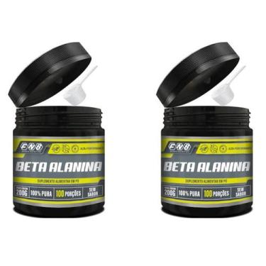 Imagem de Kit 2x Beta Alanina 100% Pura 200g FNB - Flora Nativa, Sem sabor