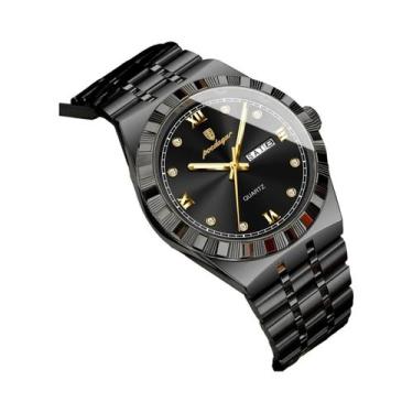 Imagem de Relógio De Pulso Masculino POEDAGAR De Quartzo Luxuoso E Moderno, À Pr