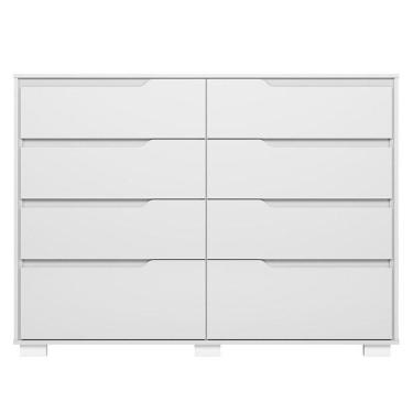 Imagem de Cômoda Gaveteiro Georgia Branco Brilho - Moval