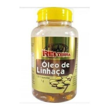 Imagem de Oleo Puro De Linhaca 120 Capsulas 1000mg - Rei terra, sem