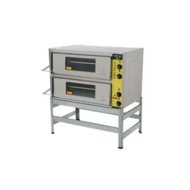 Imagem de Forno Industrial Elétrico 70X50 2 Câmaras 220V Metalmaq