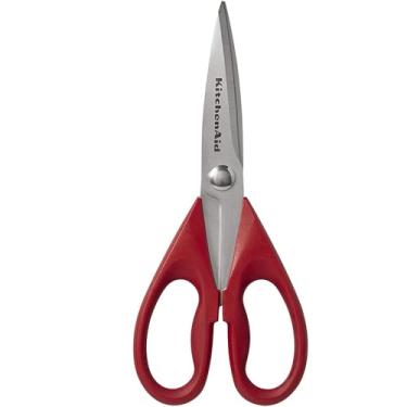 Imagem de Tesoura de cozinha multiuso KitchenAid, 22 cm, vermelho