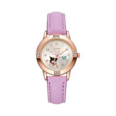 Imagem de Relógio De Quartzo Kawaii Hello Kitty Kuromi Cinnamoroll Para Meninas,