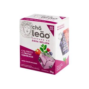 Imagem de Chá Leão Preto e Frutas Vermelhas 10 Sachês Gelado 25g