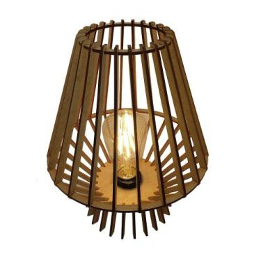 Imagem de Luminária de Mesa abajur decorativo mod. Turri - ECO Ilumi, Bivolt