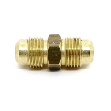Imagem de União Niple Latão Forjado 1/4 Sae Tubo Cobre Refrigeração - ALUMEGAS