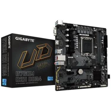 Imagem de Placa Mãe Gigabyte B760m D2h Ddr4 LGA 1700 2xDDR4 Chipset Intel B760 Express Matx