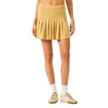 Imagem de Saia Colcci Loose Com Pregas Bege Flavo Feminina-Feminino