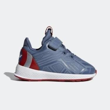 Imagem de Tênis Adidas Infantil Marvel Captain America Rapidarun AH2652 Cor:;Tamanho:18;Gênero:Menino-Masculino