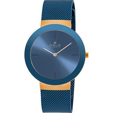 Imagem de Relógio Oslo Masculino Ref: Omtsss9t0024 D1dx Slim Mesh Bicolor