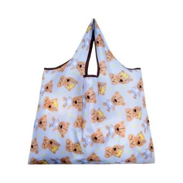 Imagem de Bolsa De Compras Dobrável Ecológica Reutilizável Portátil Para Viagem,
