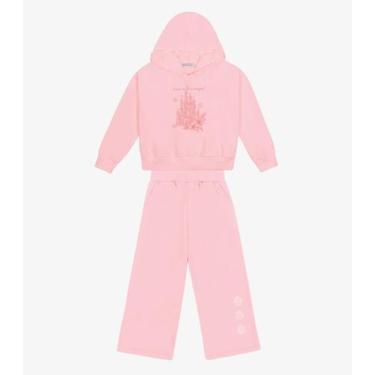 Imagem de Conjunto Blusão com Capuz e Calça Trick Nick Rosa, 2, Rosa