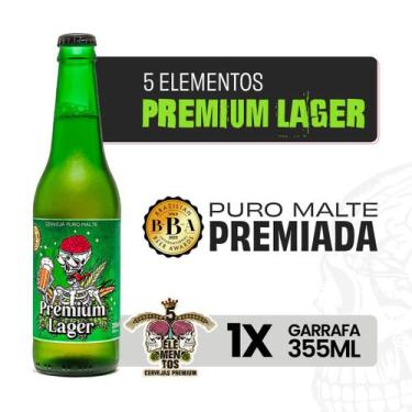 Imagem de Cerveja 5 elementos premium lager