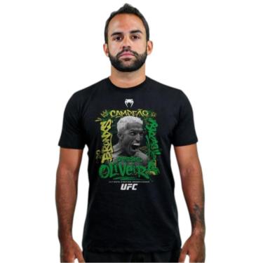 Imagem de Camiseta UFC Venum Charles Oliveira Iluminado - P-Masculino